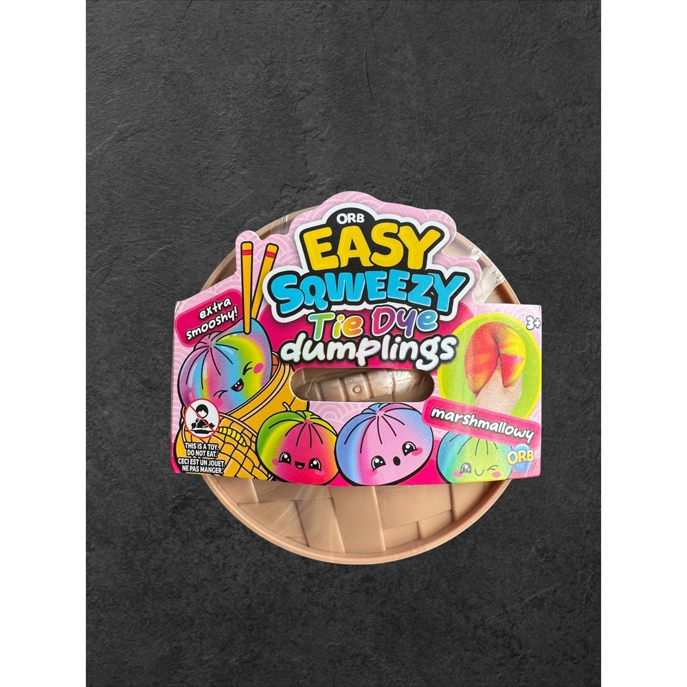 ORB Easy Squeezy Tie Dye Dumplings Marshmallowy Squishy Fidget Toy